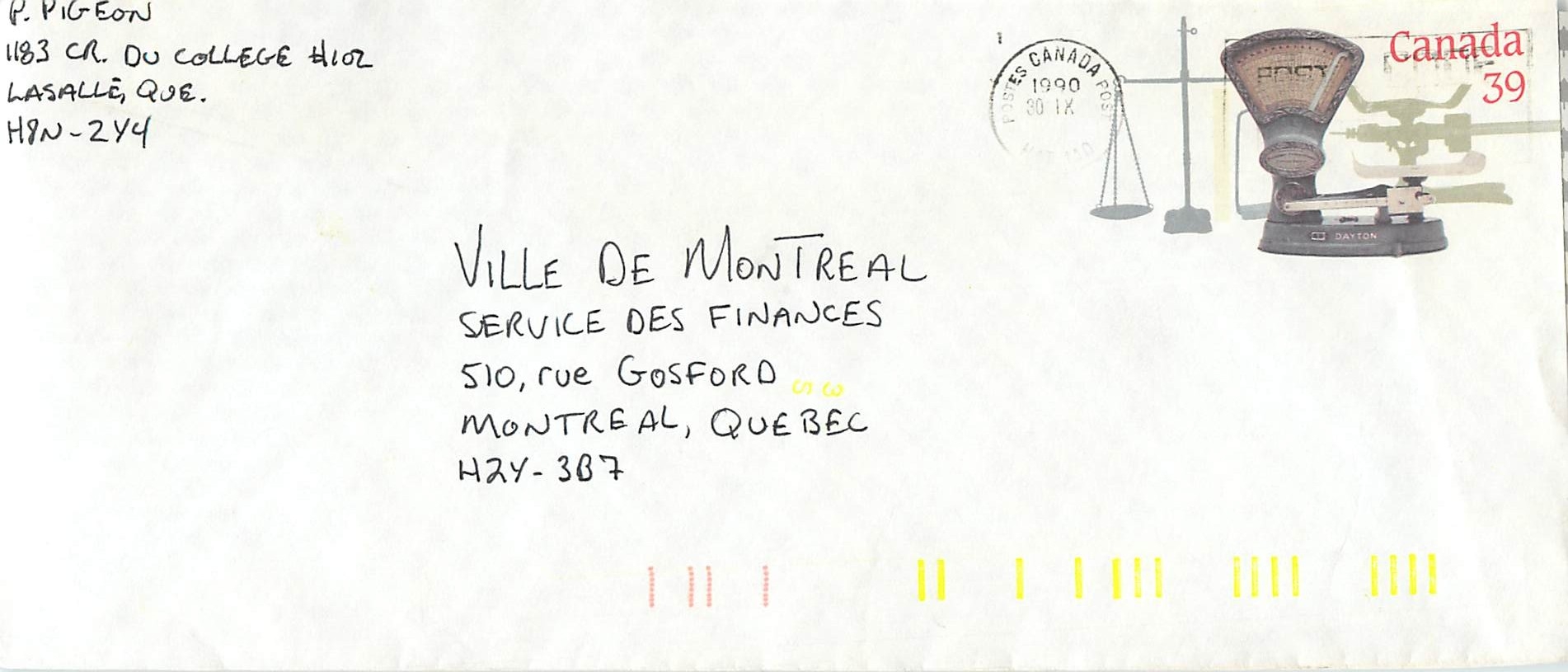 Entier Postal Postal Stationary Canada Balance Dayton  