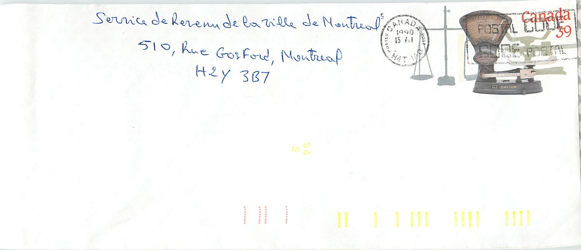 Entier Postal Postal Stationary Canada Balance Dayton  