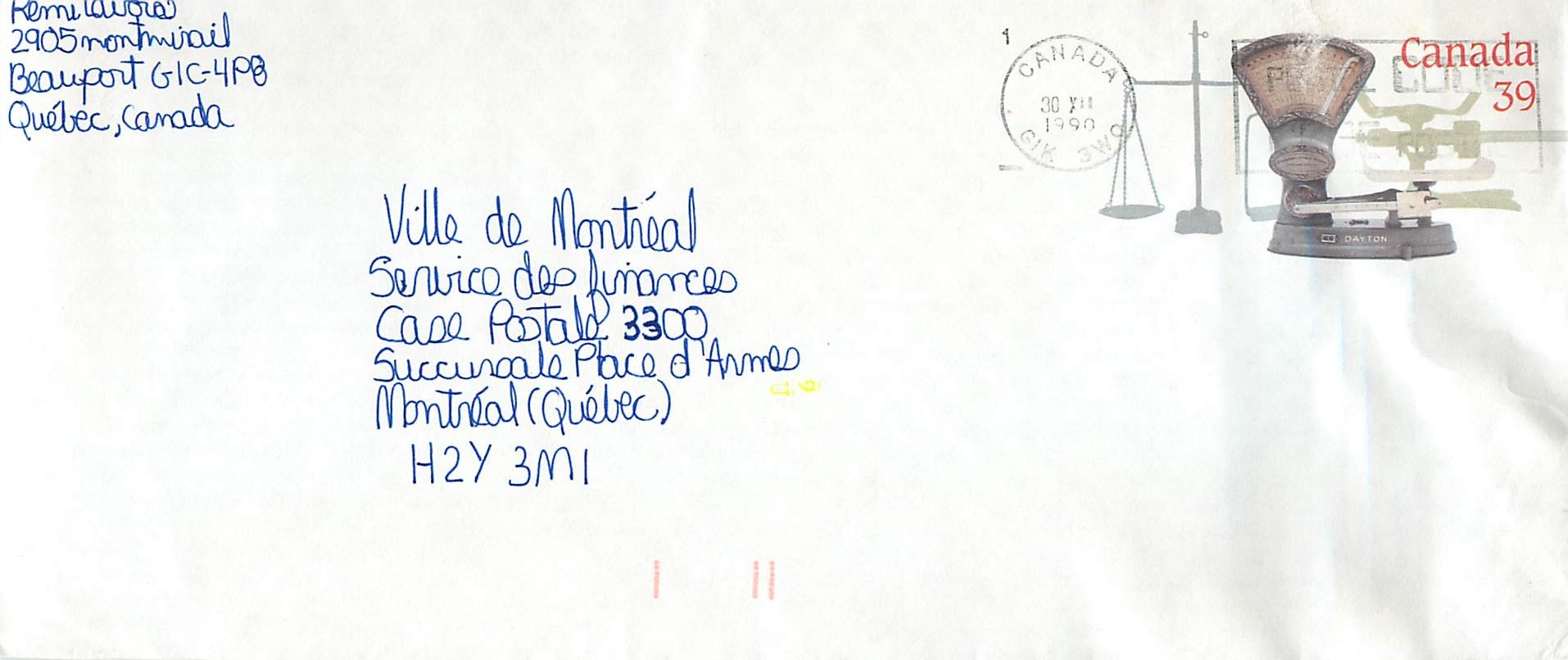 Entier Postal Postal Stationary Canada Balance Dayton  