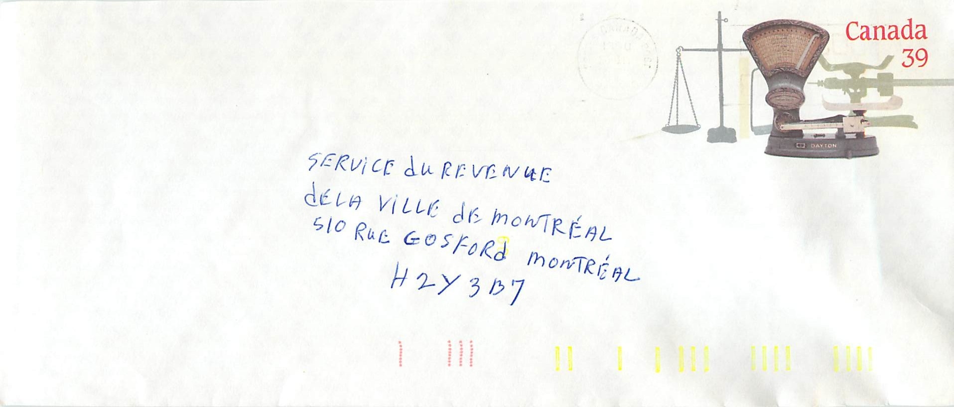 Entier Postal Postal Stationary Canada Balance Dayton  