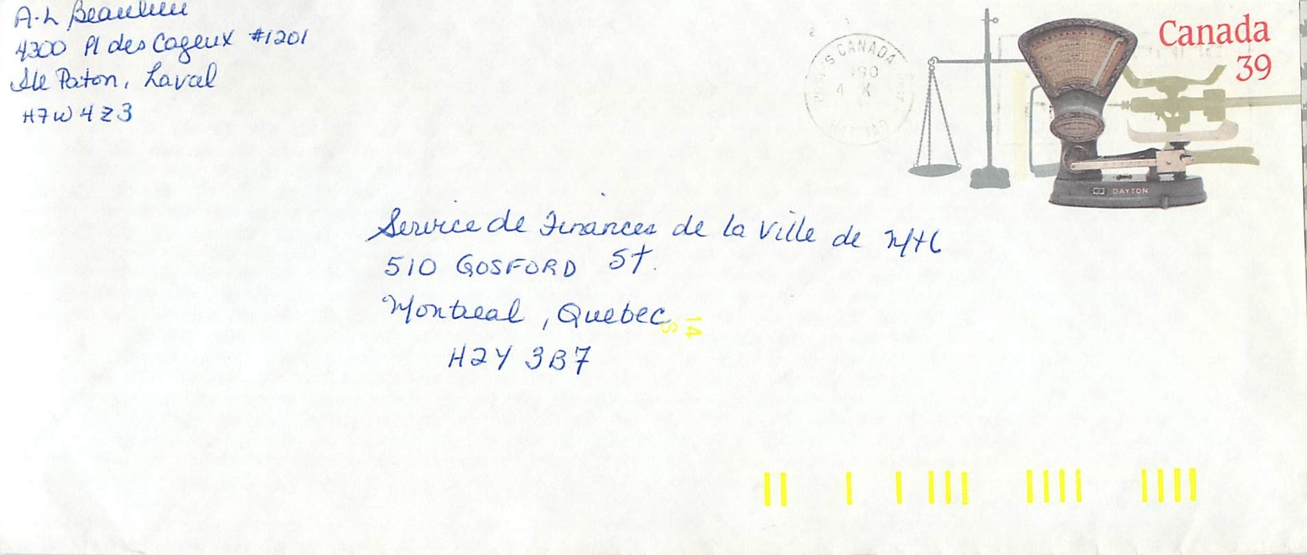 Entier Postal Postal Stationary Canada Balance Dayton  