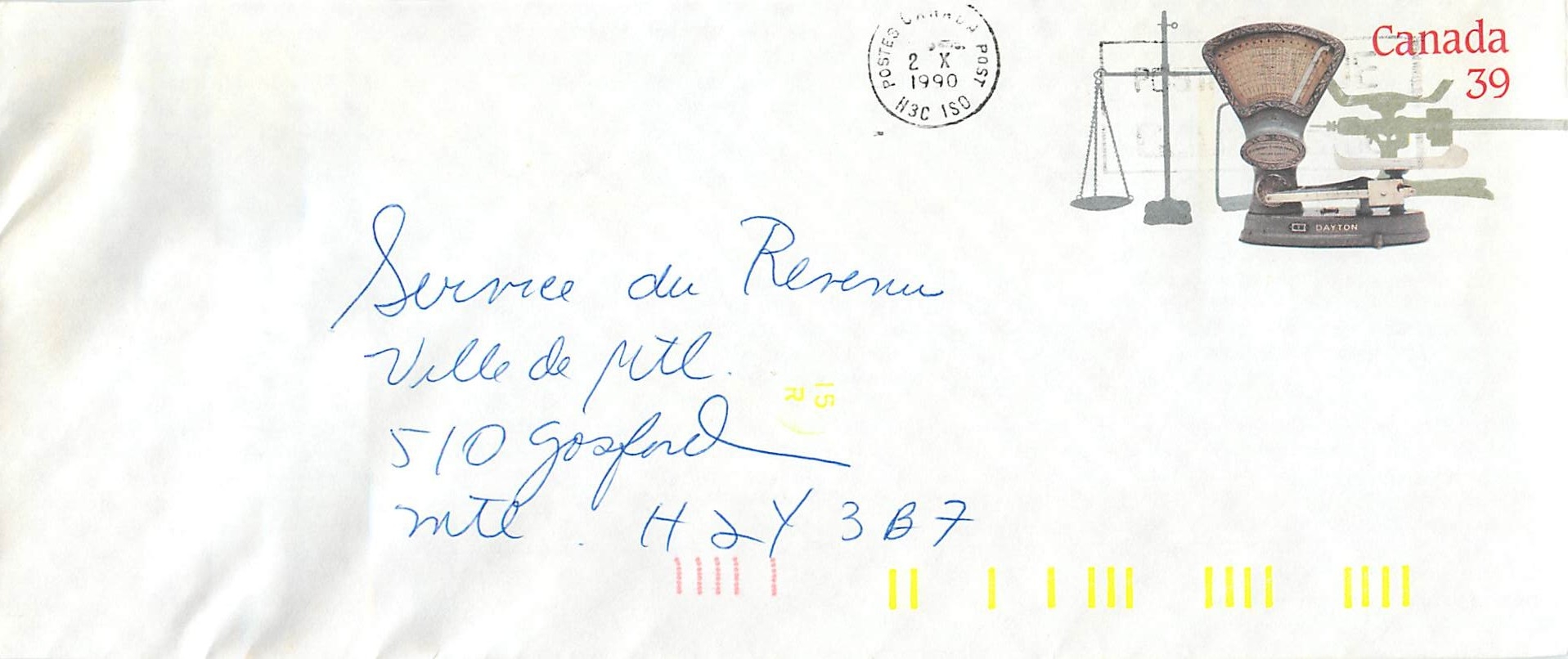 Entier Postal Postal Stationary Canada Balance Dayton  