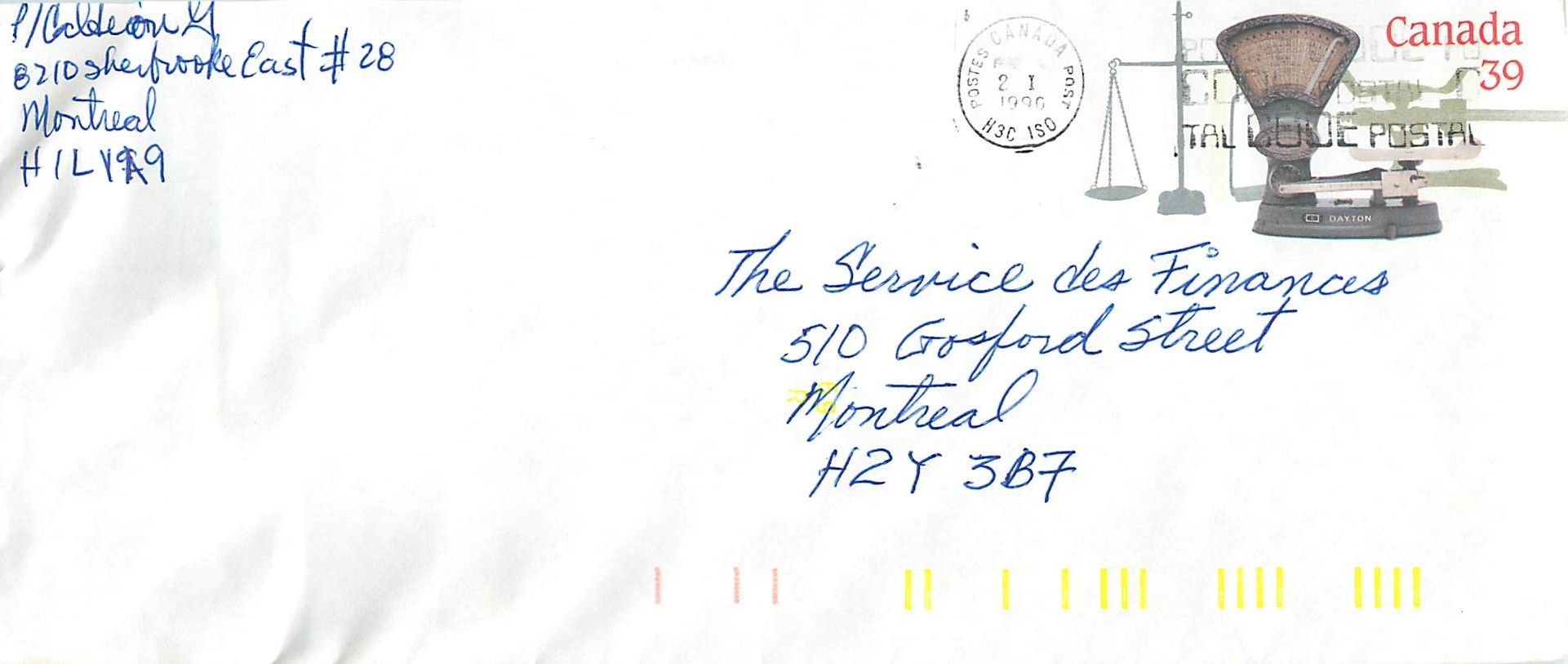 Entier Postal Postal Stationary Canada Balance Dayton  