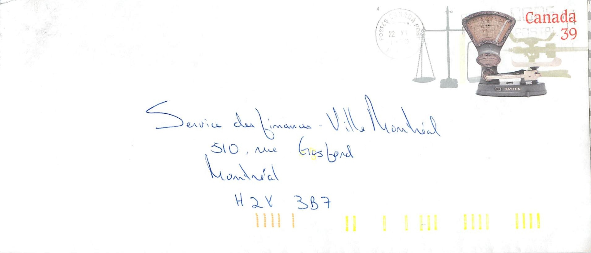 Entier Postal Postal Stationary Canada Balance Dayton  