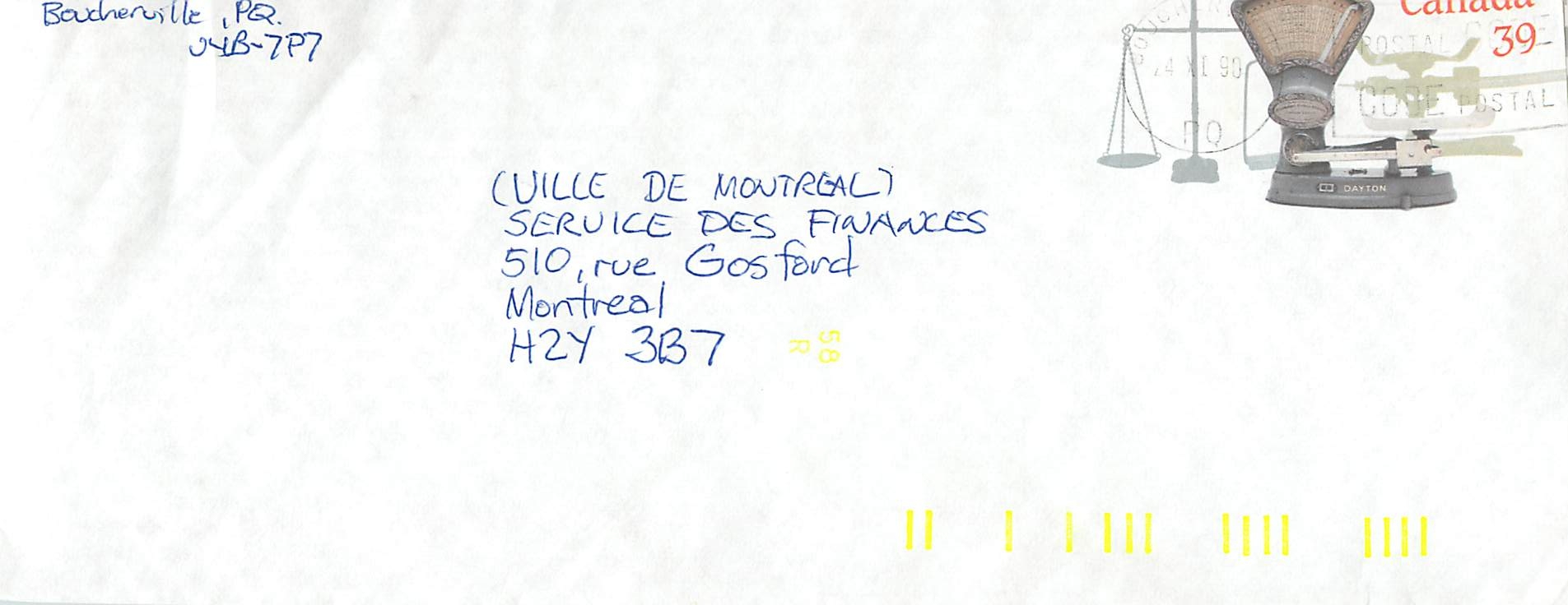 Entier Postal Postal Stationary Canada Balance Dayton  Couchera