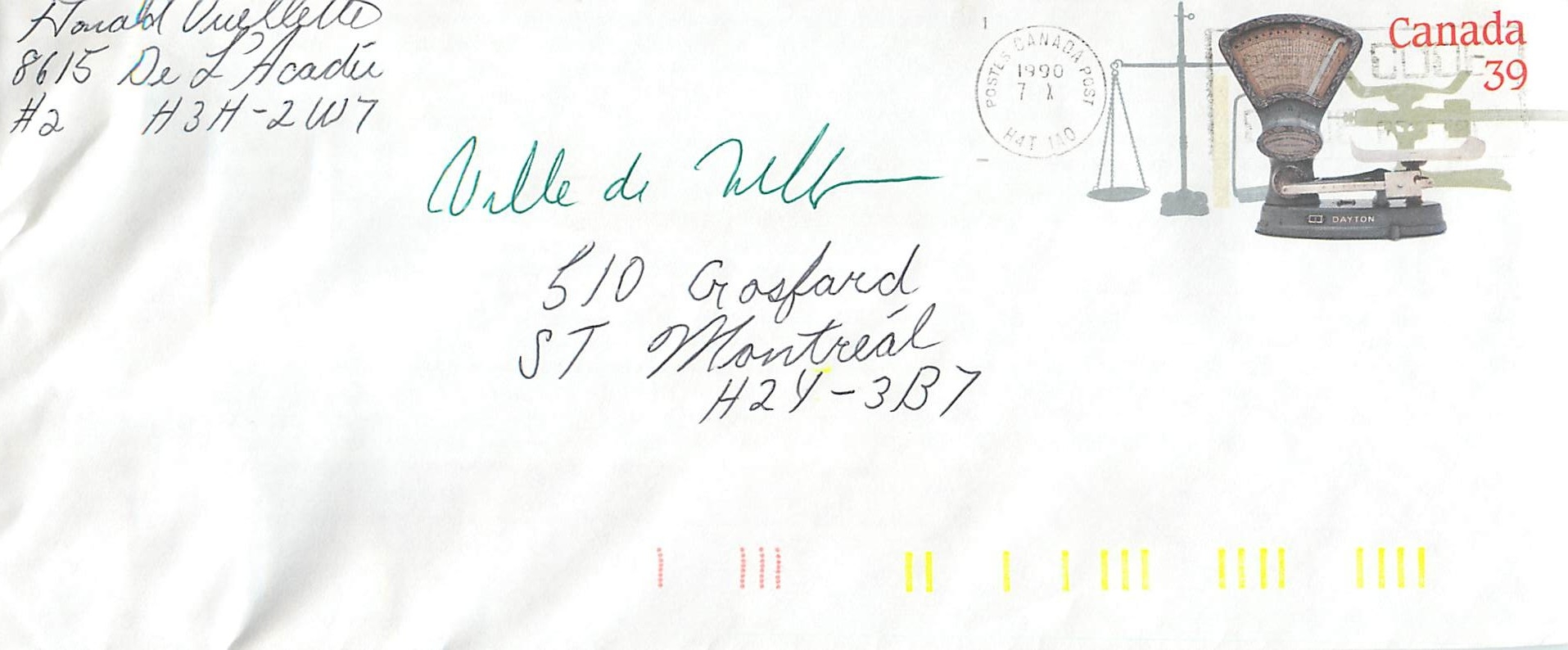 Entier Postal Postal Stationary Canada Balance Dayton  