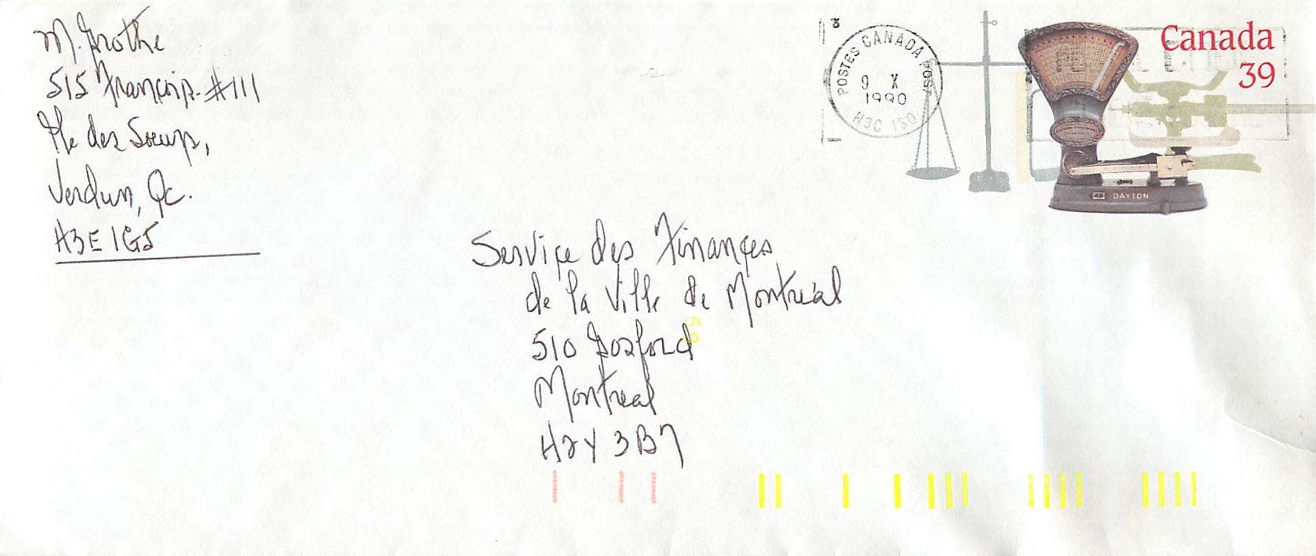 Entier Postal Postal Stationary Canada Balance Dayton  