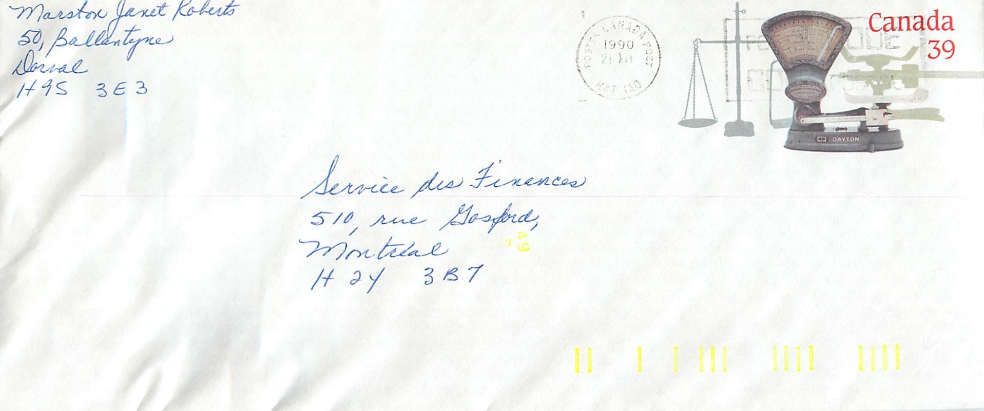 Entier Postal Postal Stationary Canada Balance Dayton  