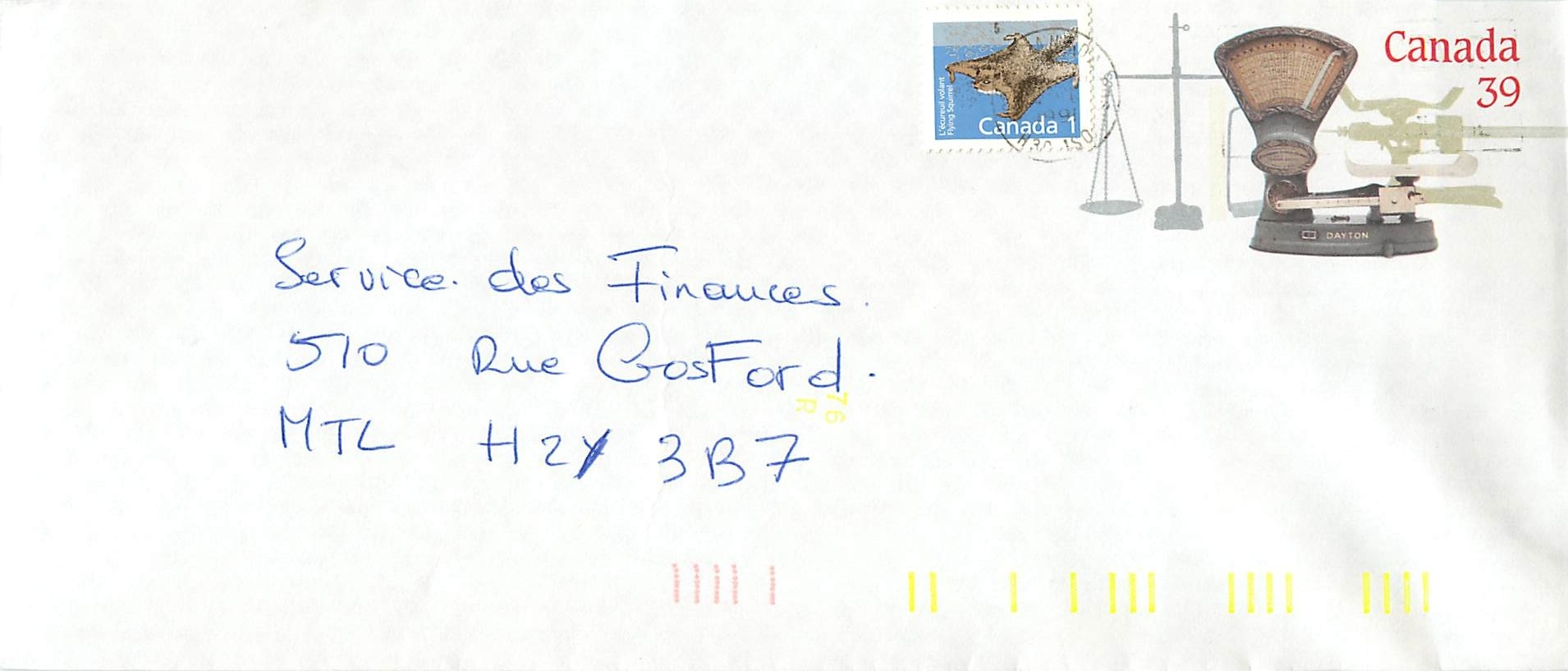 Entier Postal Postal Stationary Canada Balance Dayton