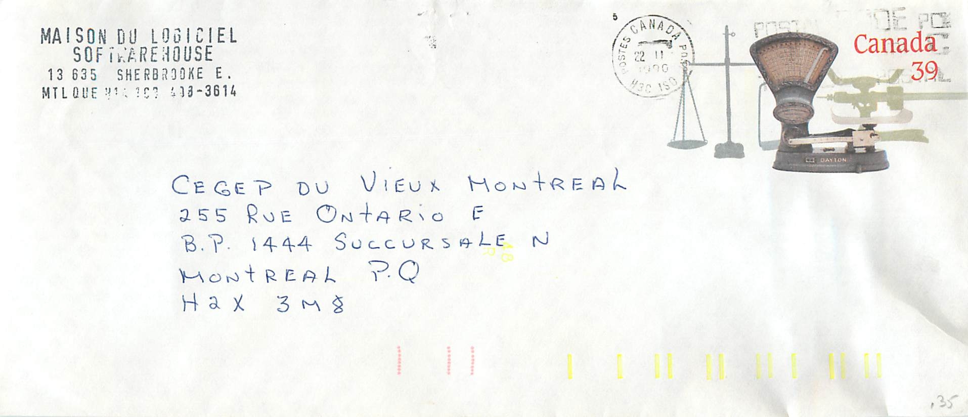 Entier Postal Postal Stationary Canada Balance Dayton  