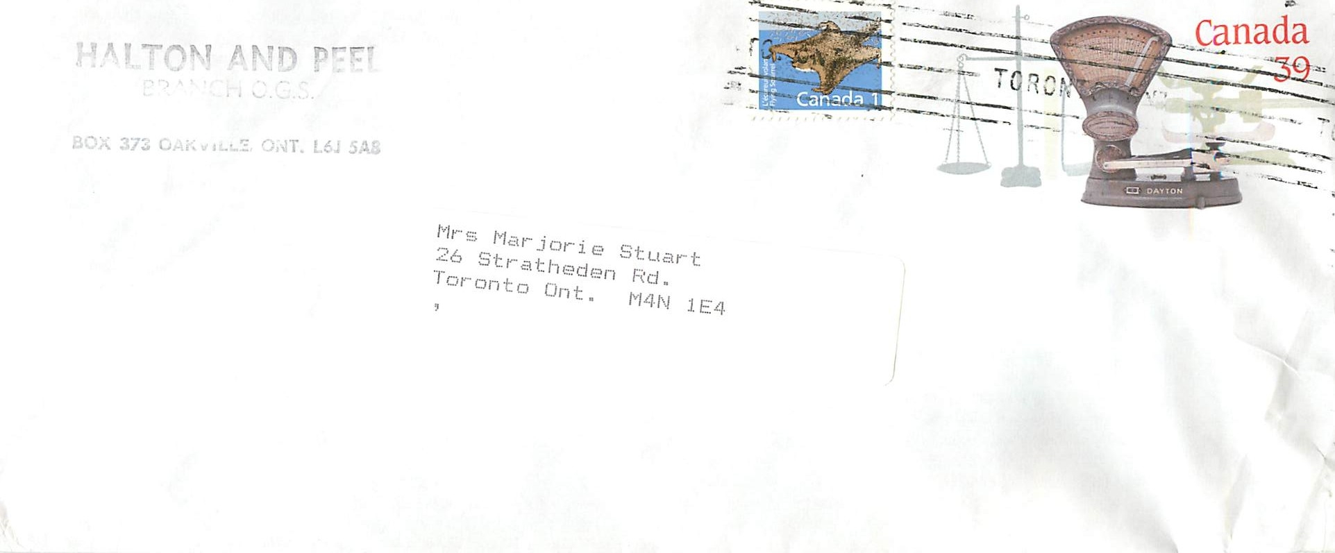 Entier Postal Postal Stationary Canada Balance Dayton  