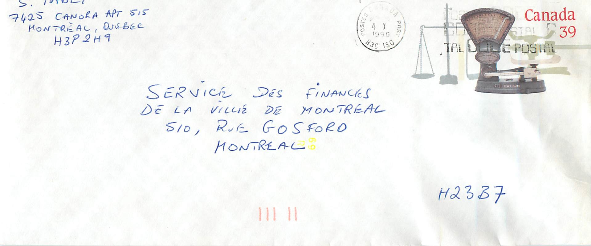 Entier Postal Postal Stationary Canada Balance Dayton  