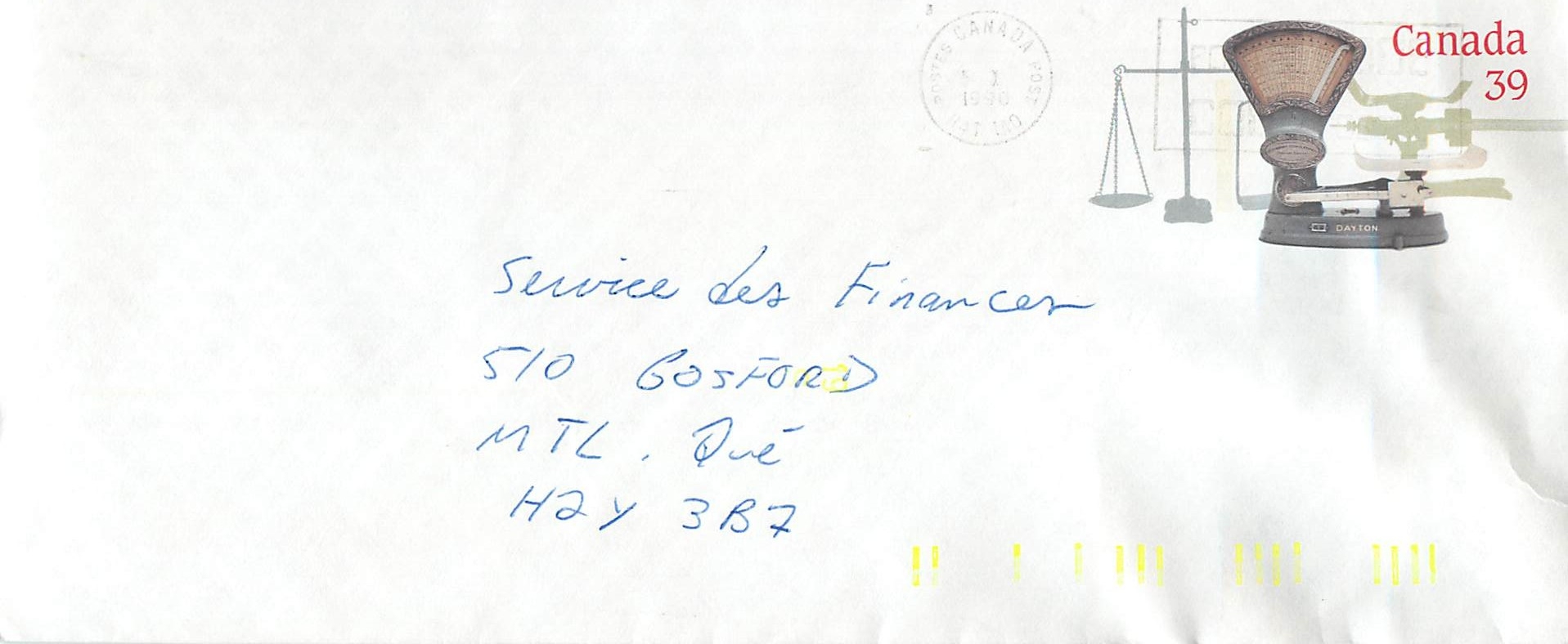Entier Postal Postal Stationary Canada Balance Dayton  