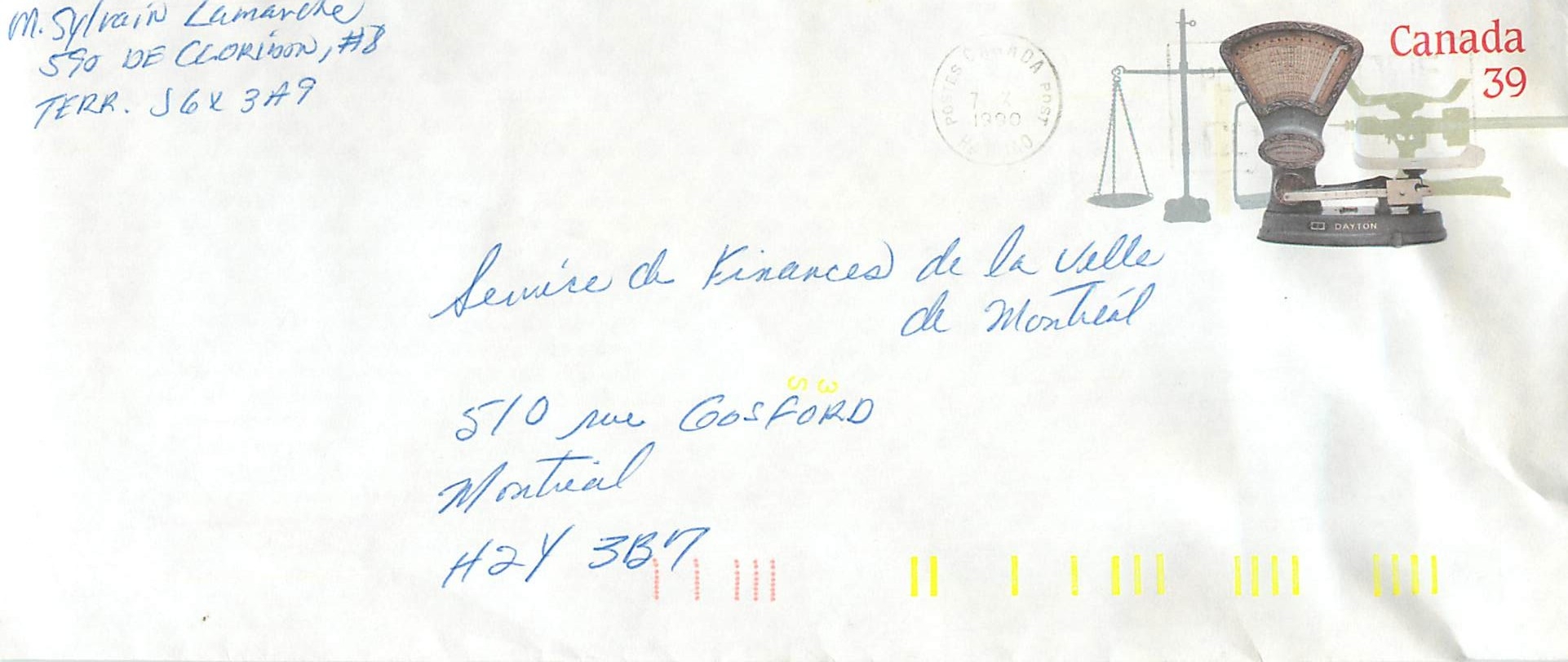 Entier Postal Postal Stationary Canada Balance Dayton  
