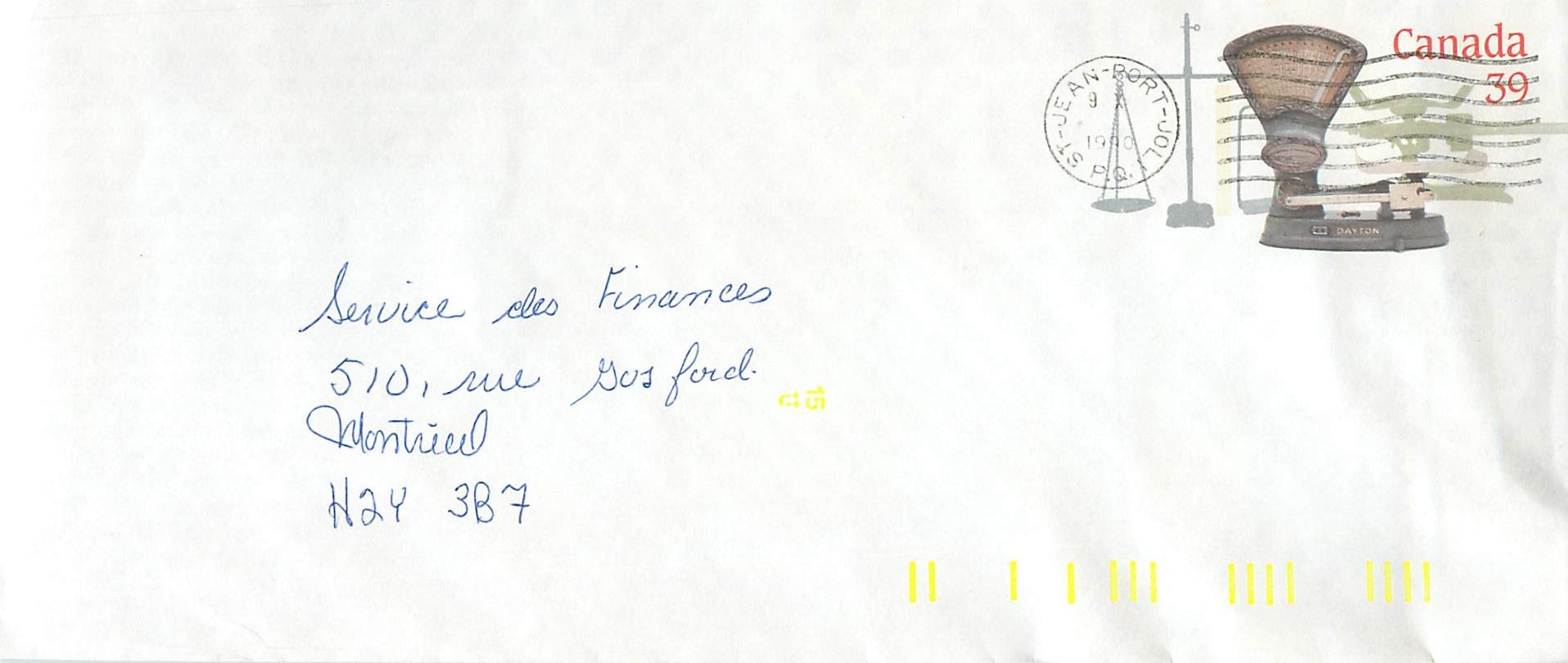 Entier Postal Postal Stationary Canada Balance Dayton  