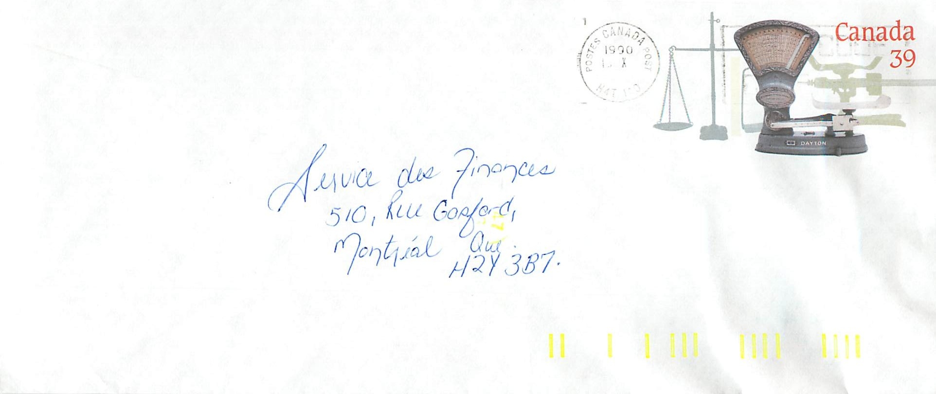 Entier Postal Postal Stationary Canada Balance Dayton  
