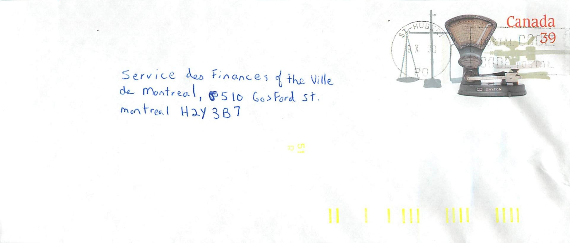 Entier Postal Postal Stationary Canada Balance Dayton  
