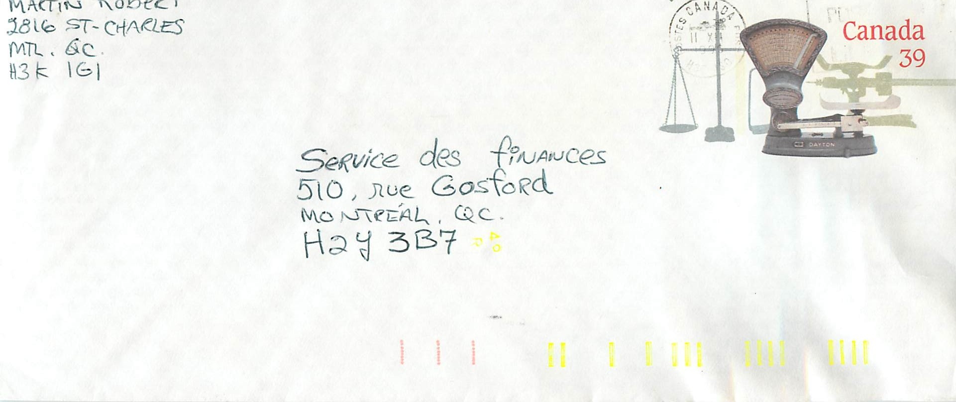 Entier Postal Postal Stationary Canada Balance Dayton  
