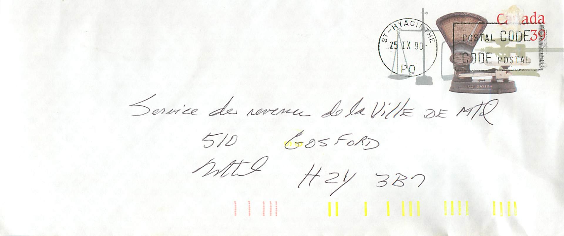 Entier Postal Postal Stationary Canada Balance Dayton