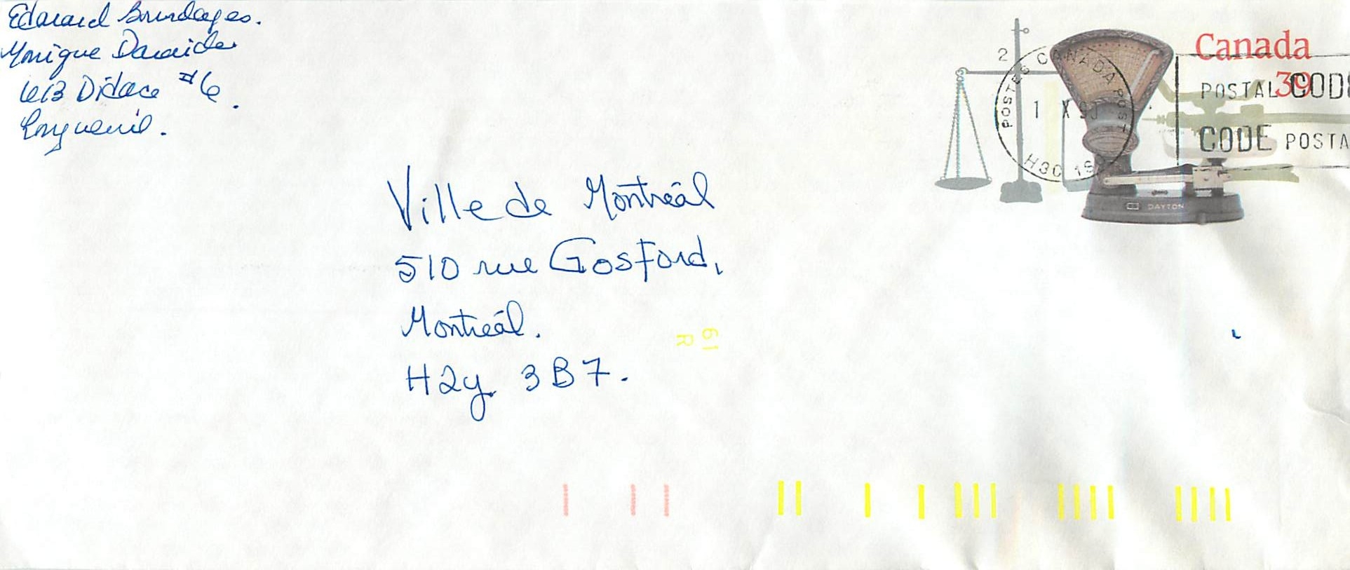 Entier Postal Postal Stationary Canada Balance Dayton