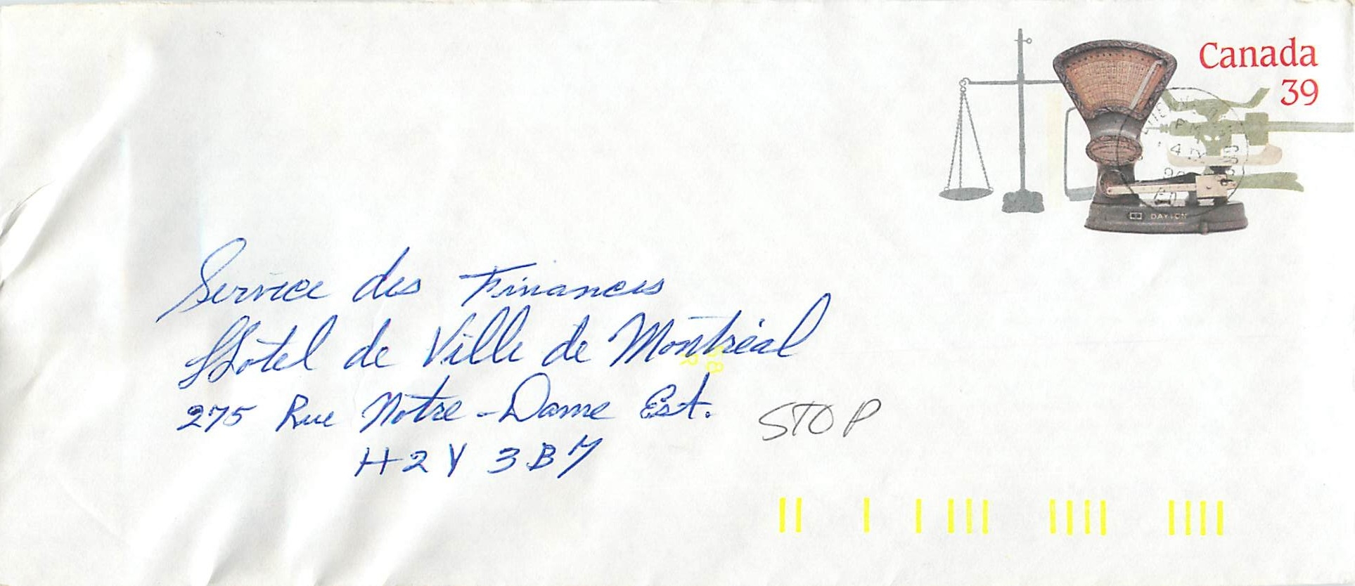 Entier Postal Postal Stationary Canada Balance Dayton