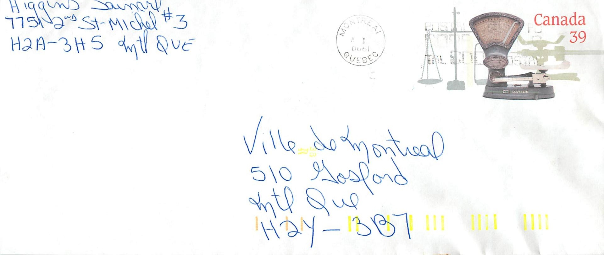 Entier Postal Postal Stationary Canada Balance Dayton  