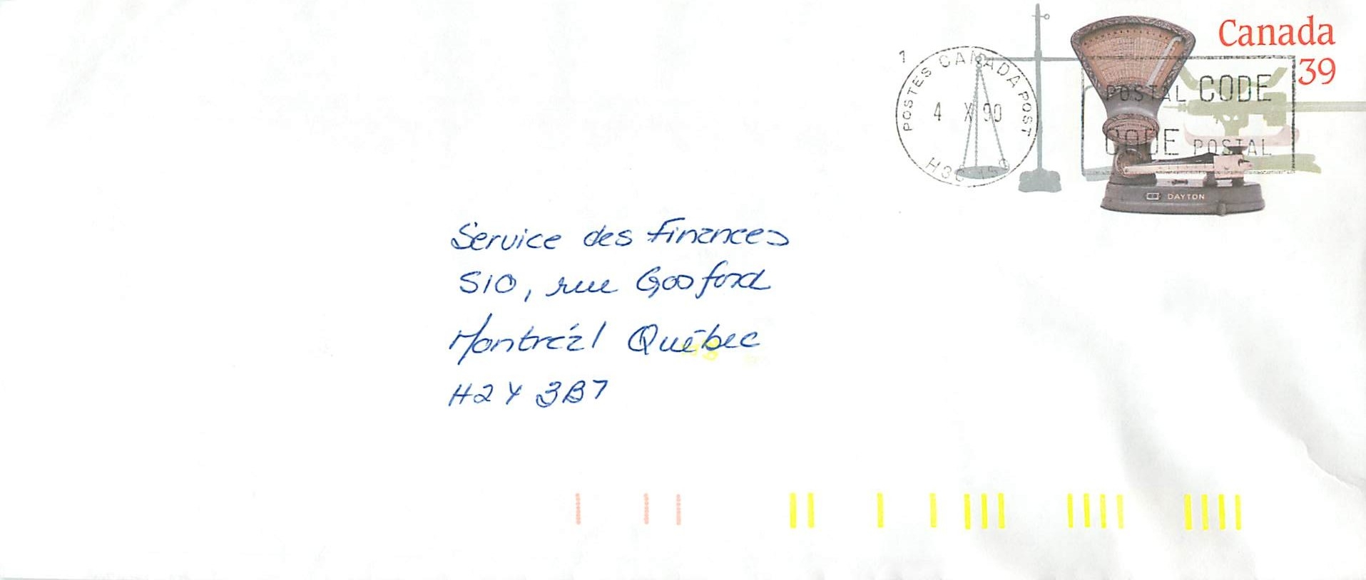 Entier Postal Postal Stationary Canada Balance Dayton  