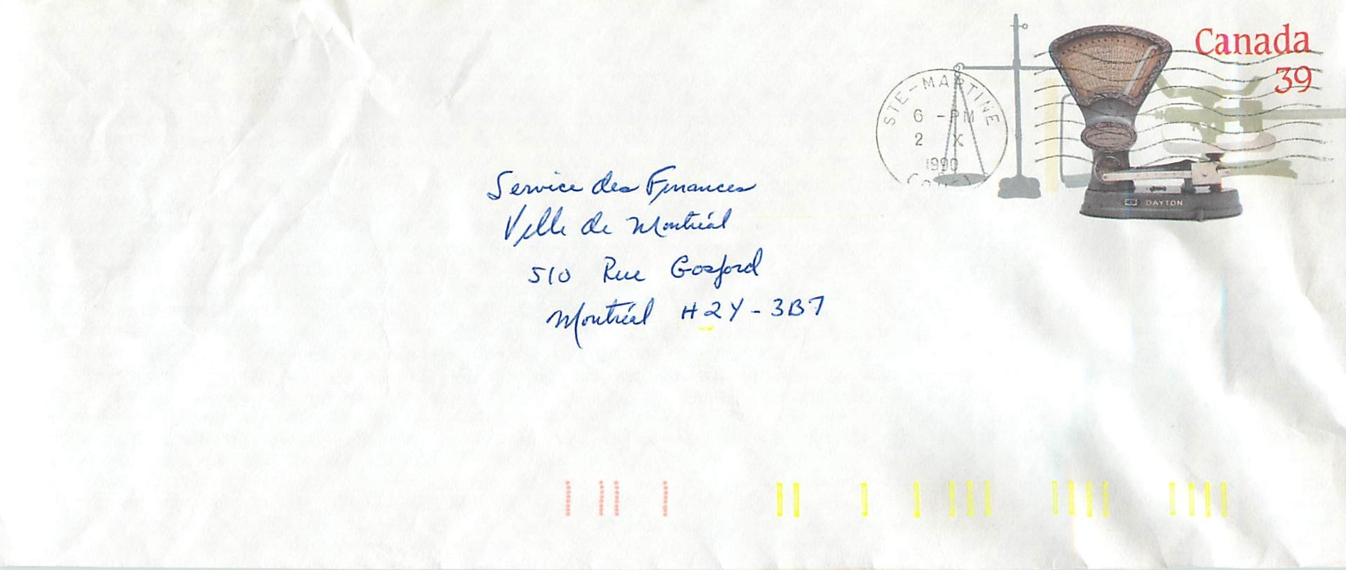 Entier Postal Postal Stationary Canada Balance Dayton  