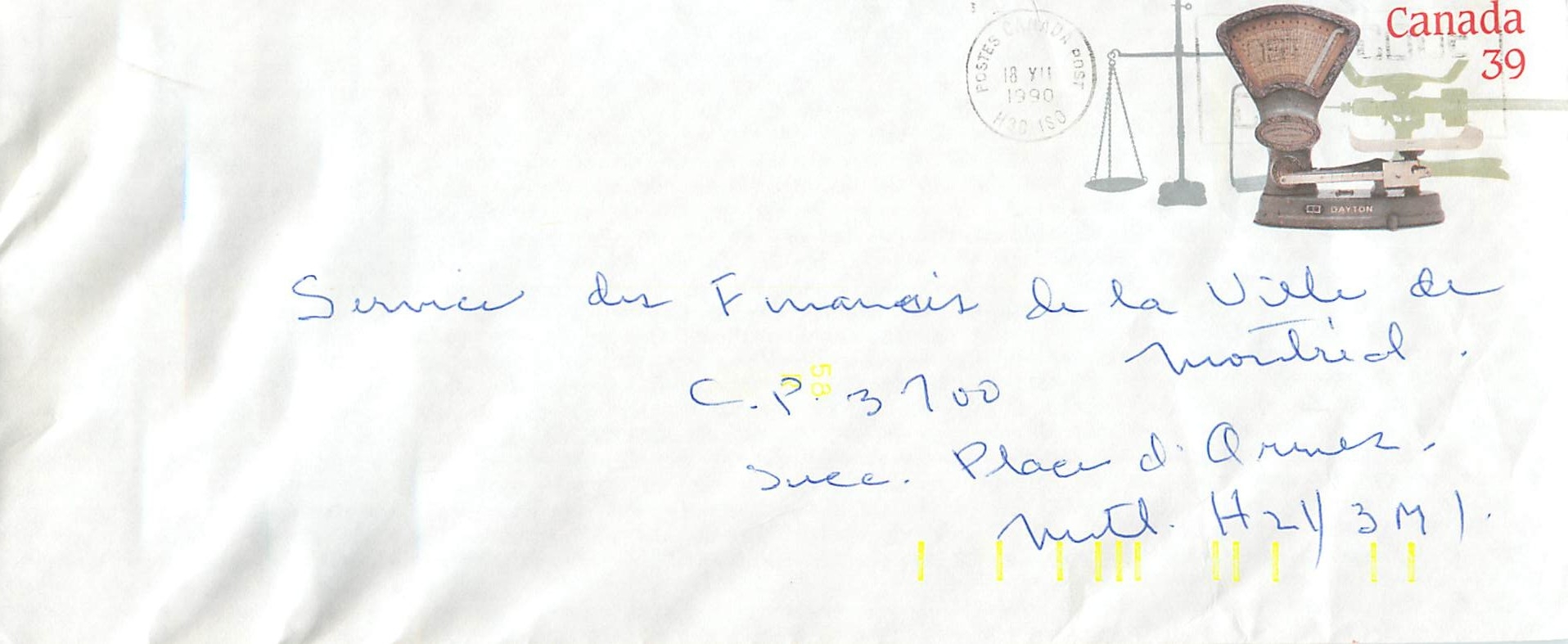 Entier Postal Postal Stationary Canada Balance Dayton  