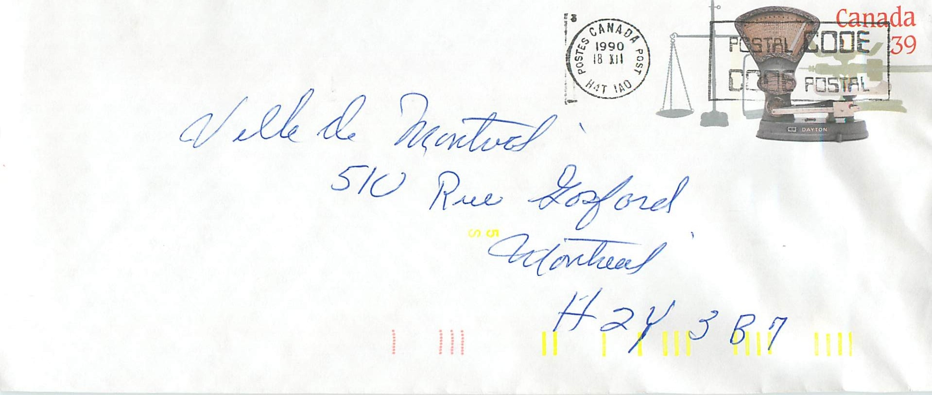 Entier Postal Postal Stationary Canada Balance Dayton  