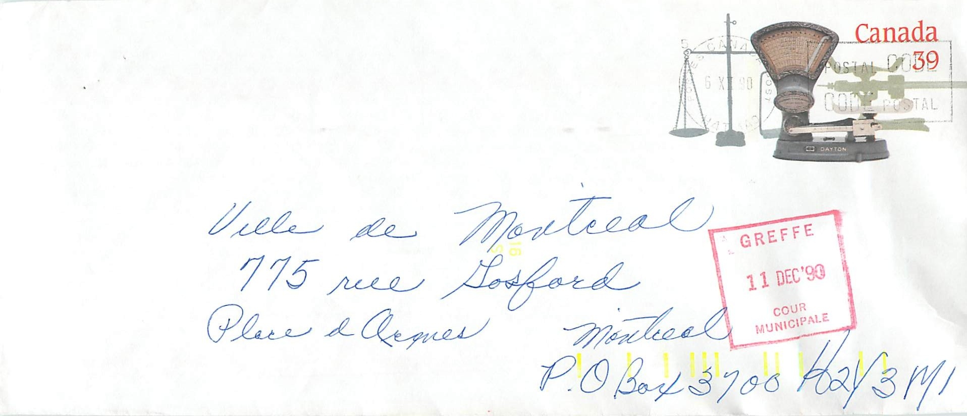 Entier Postal Postal Stationary Canada Balance Dayton 
