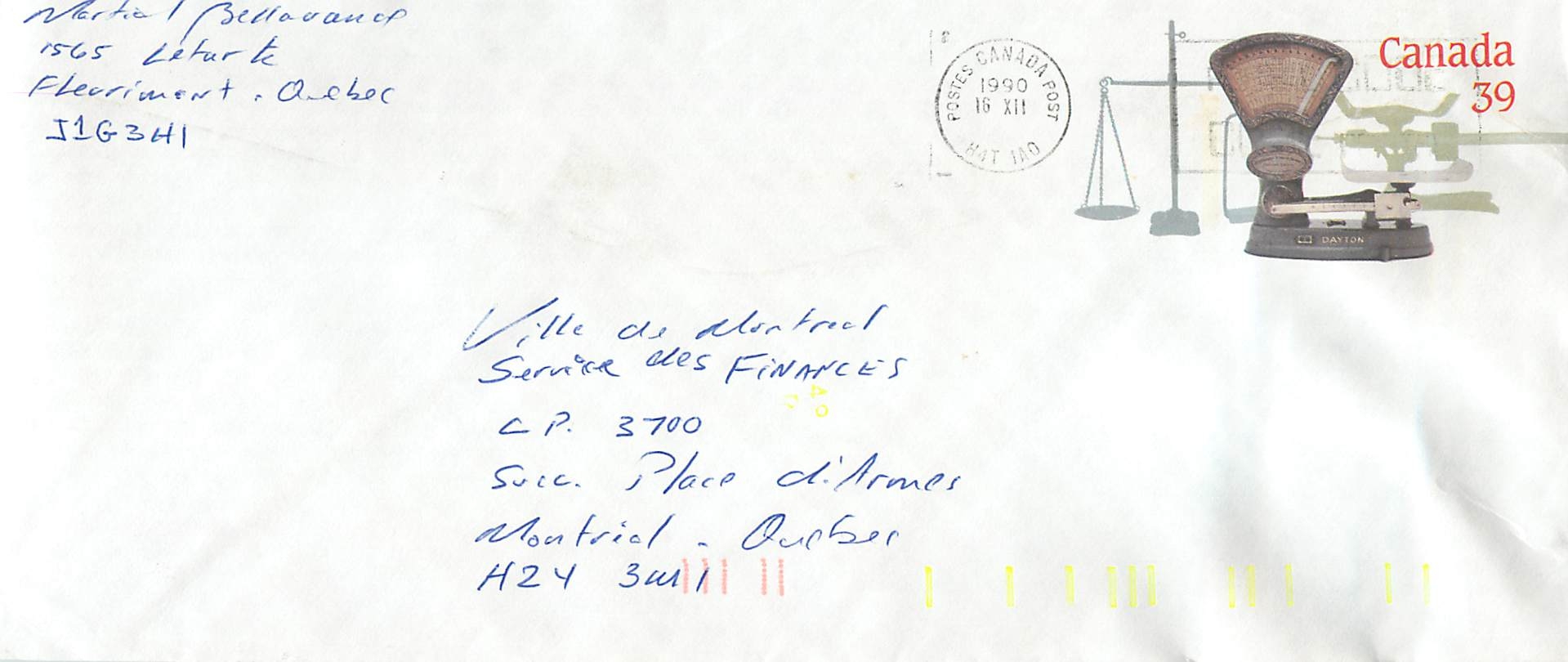 Entier Postal Postal Stationary Canada Balance Dayton 