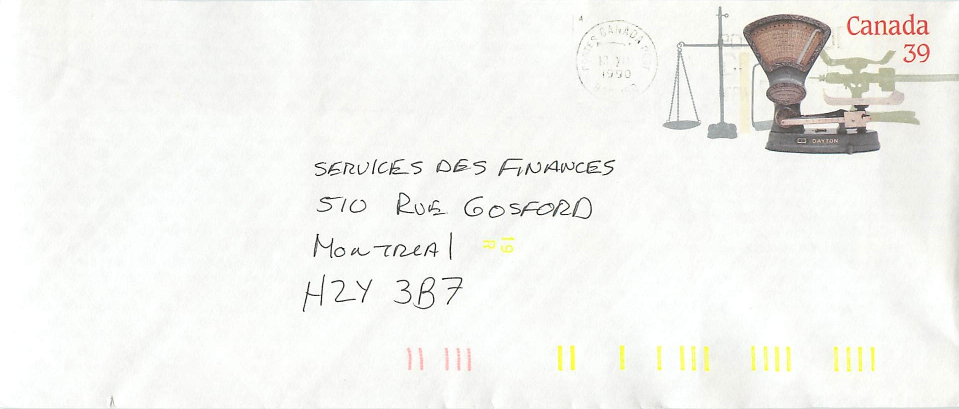 Entier Postal Postal Stationary Canada Balance Dayton 