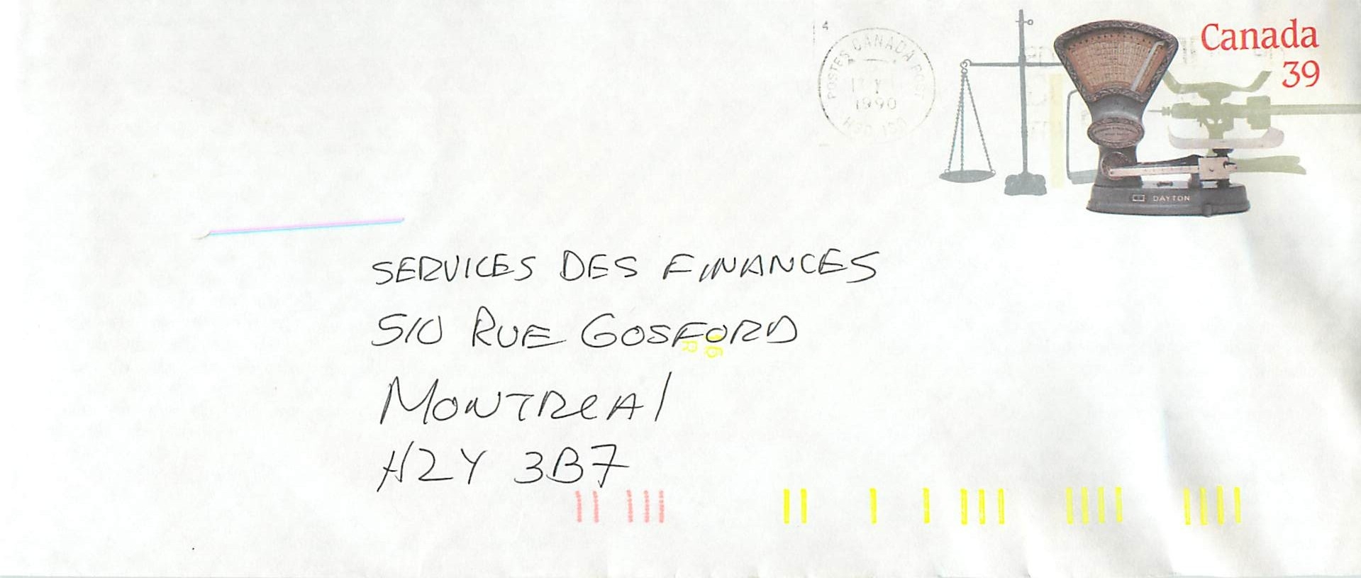Entier Postal Postal Stationary Canada Balance Dayton 