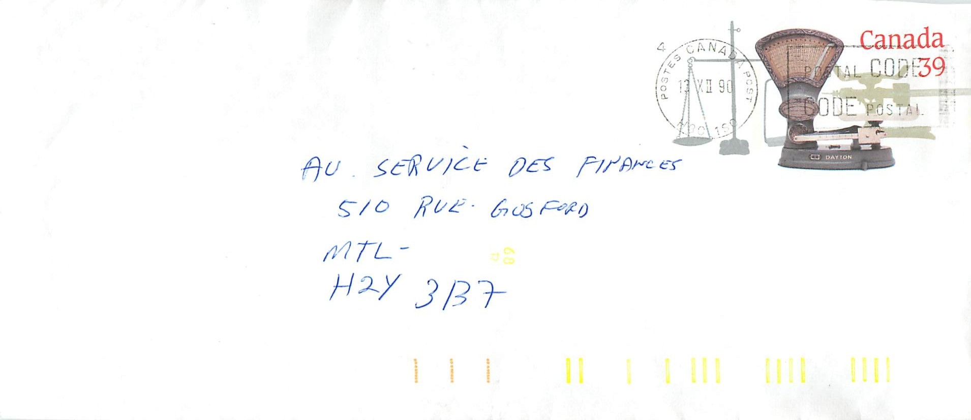 Entier Postal Postal Stationary Canada Balance Dayton