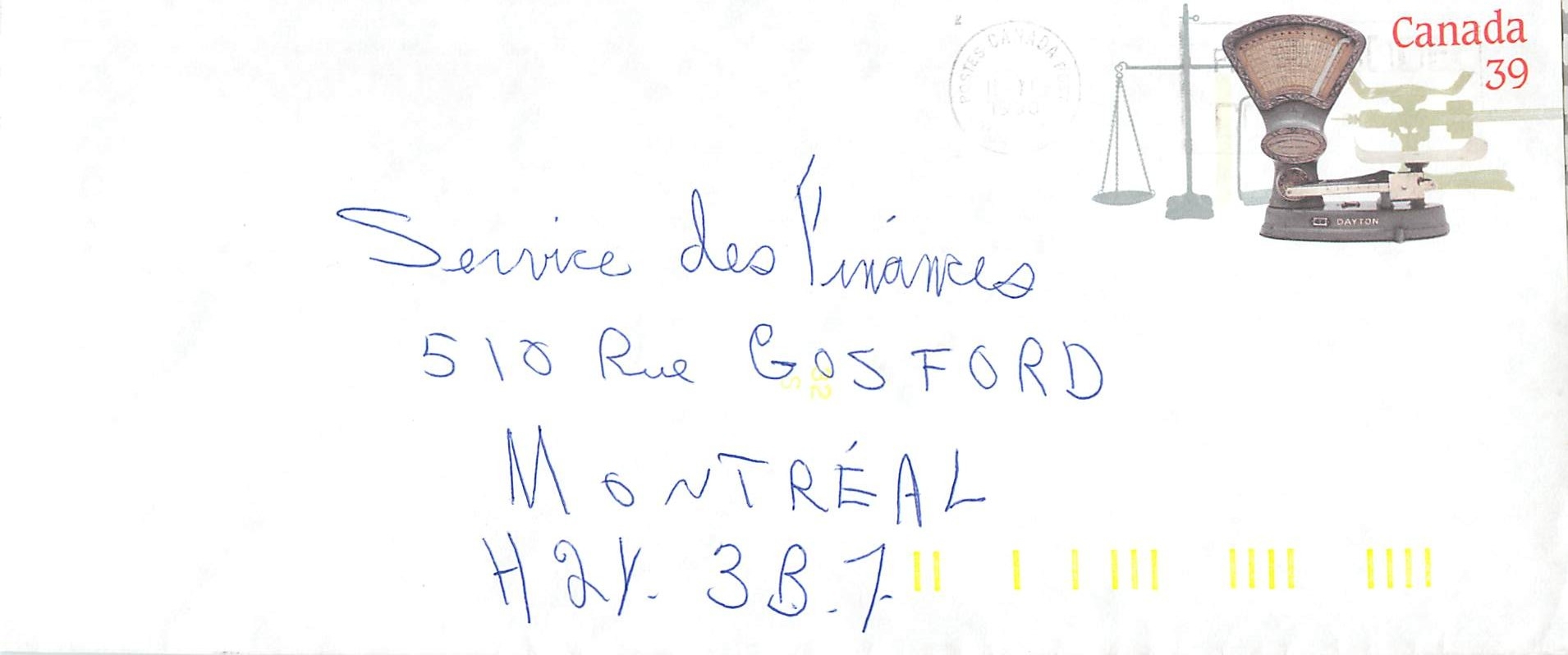 Entier Postal Postal Stationary Canada Balance Dayton