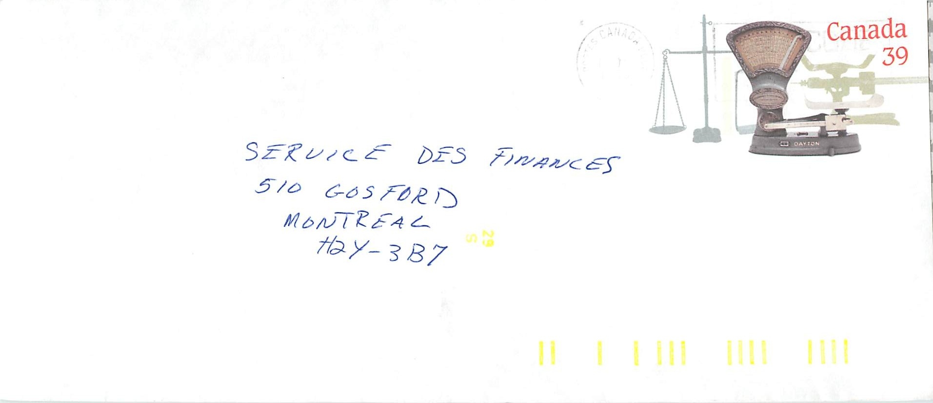 Entier Postal Postal Stationary Canada Balance Dayton