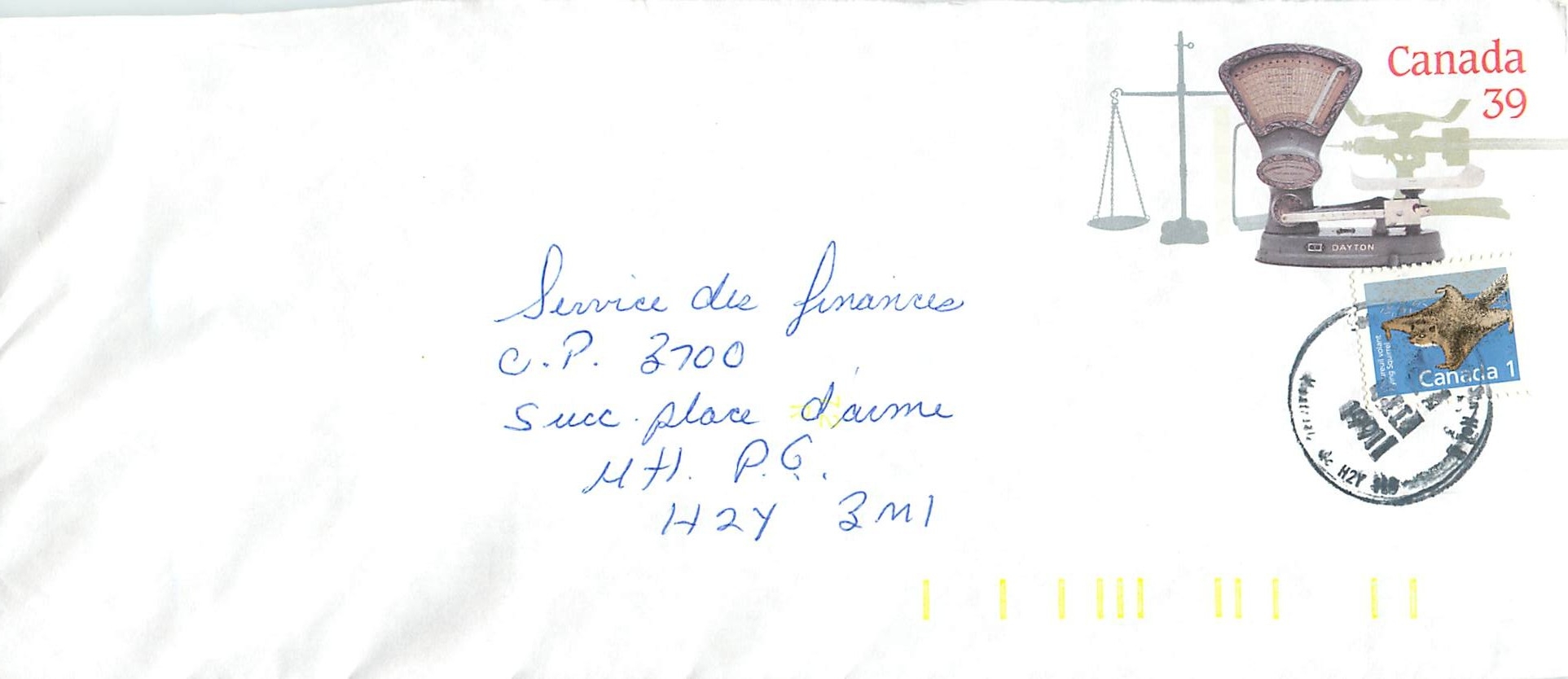 Entier Postal Postal Stationary Canada Pese Personnes