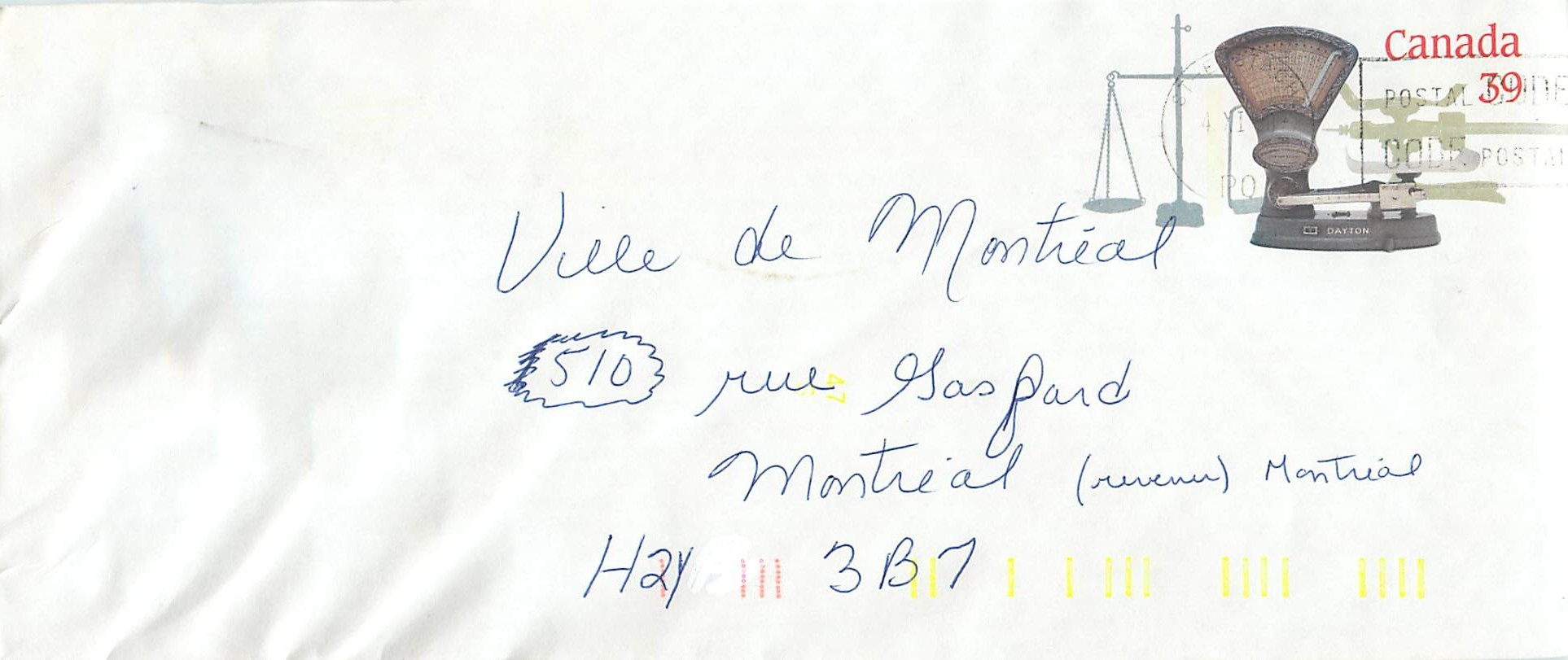Entier Postal Postal Stationary Canada Pese Personnes