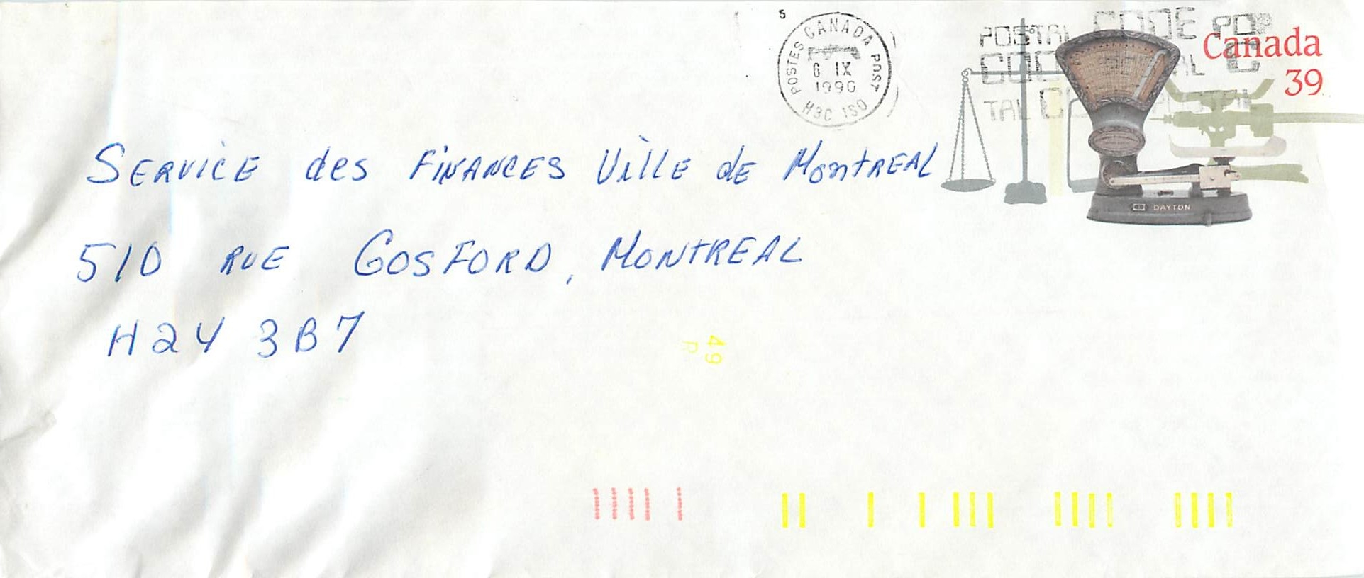 Entier Postal Postal Stationary Canada Pese Personnes