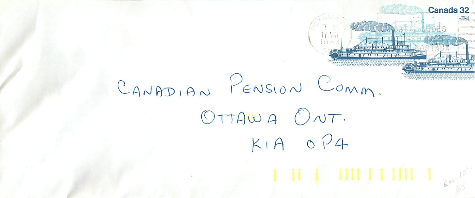 Entier Postal Postal Stationary Canada Bateaux Bateau Retawawa
