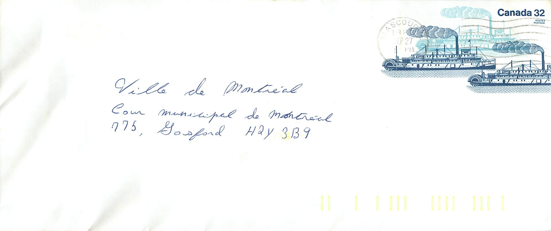 Entier Postal Postal Stationary Canada Bateaux Bateau Mascouche