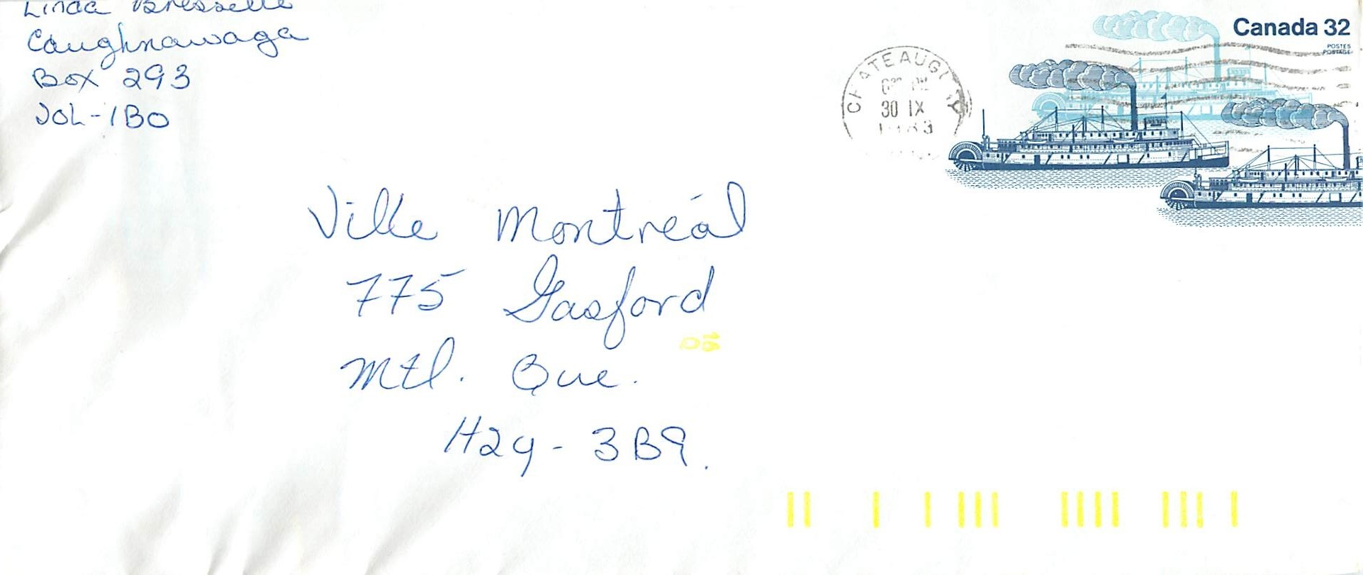 Entier Postal Postal Stationary Canada Bateaux Bateau Ateaugy
