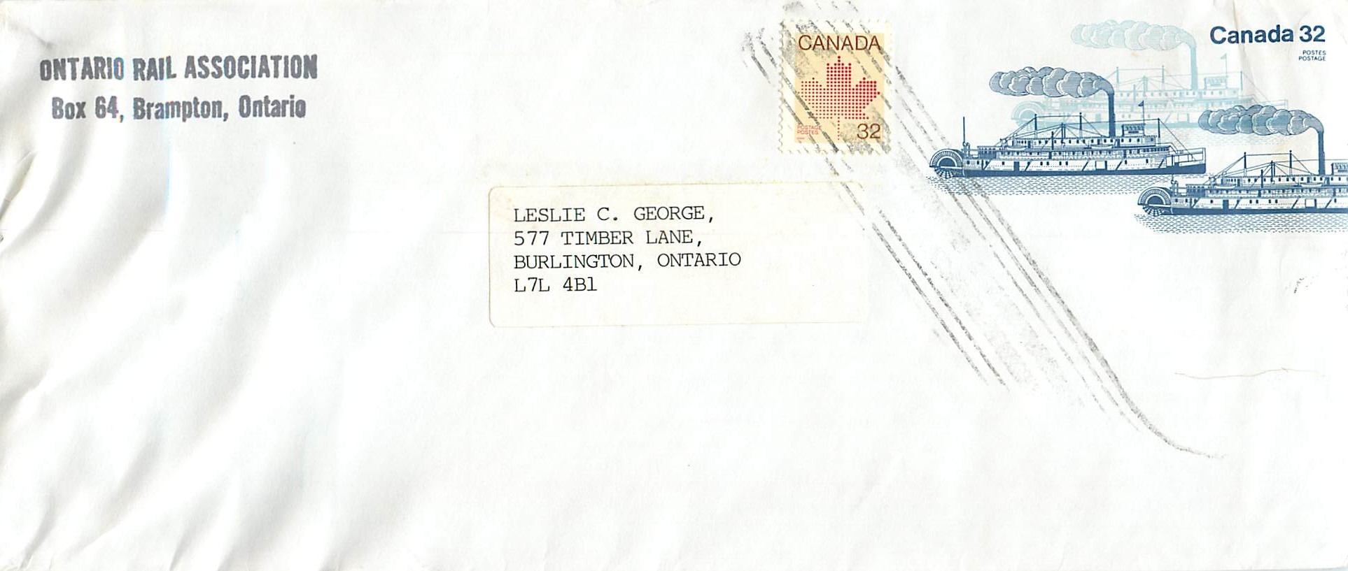 Entier Postal Postal Stationary Canada Bateaux Bateau