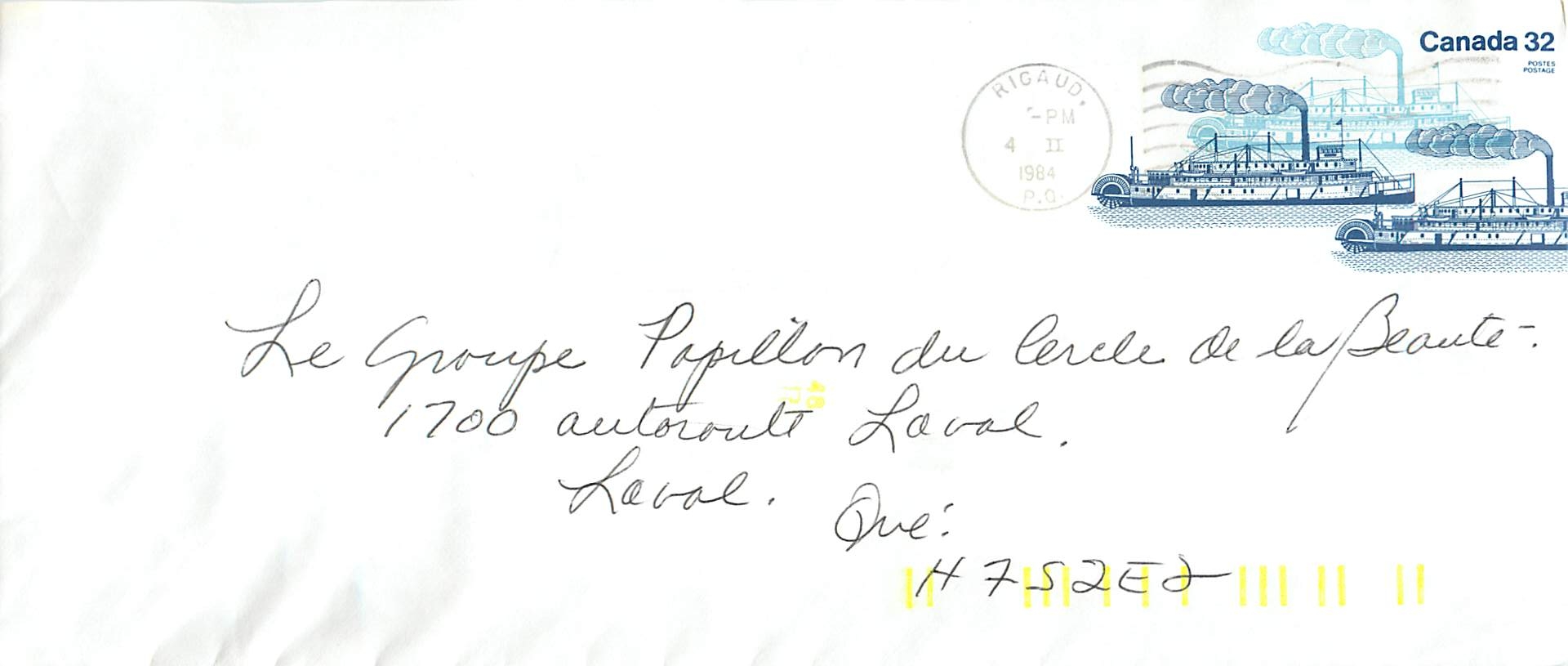 Entier Postal Postal Stationary Canada Bateaux Bateau Rigaud