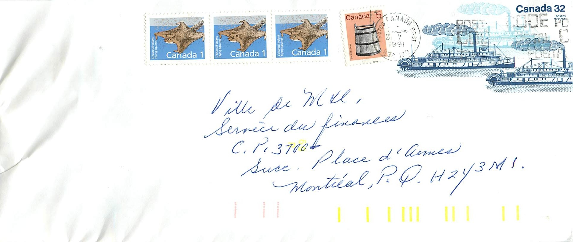 Entier Postal Postal Stationary Canada Bateaux Bateau 