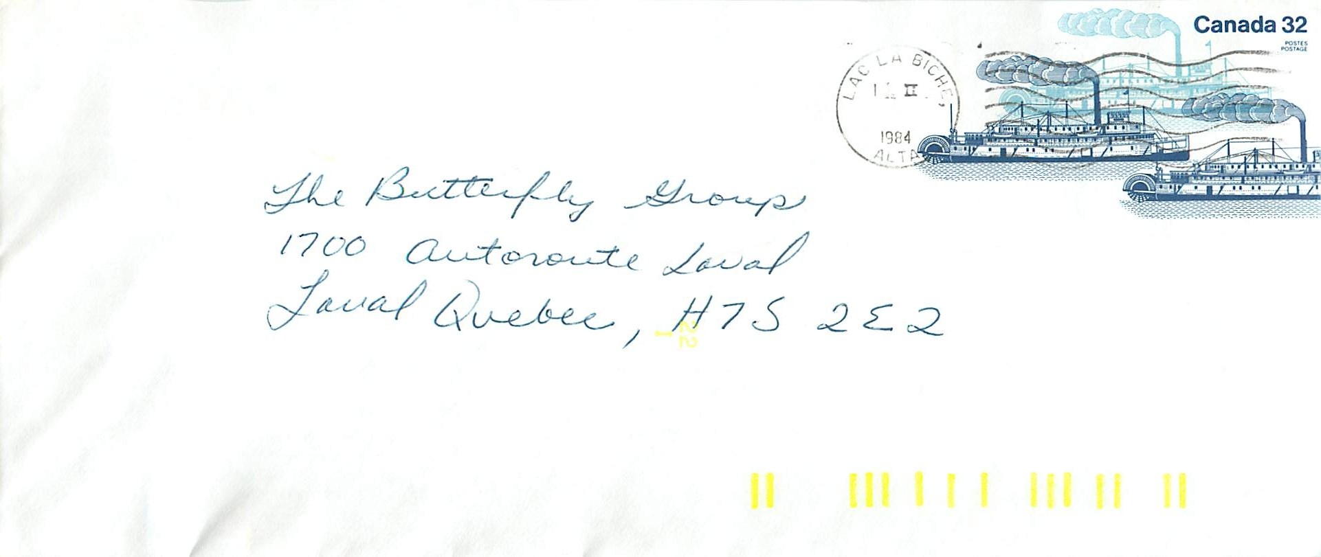 Entier Postal Postal Stationary Canada Bateaux Bateau Lac La Biche