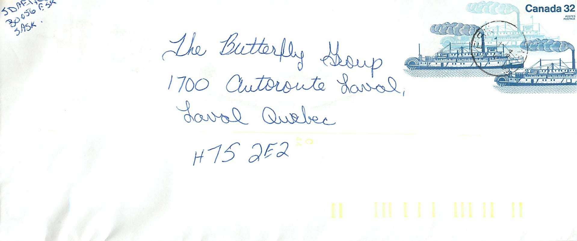 Entier Postal Postal Stationary Canada Bateaux Bateau 