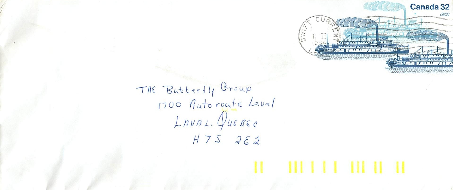 Entier Postal Postal Stationary Canada Bateaux Bateau 