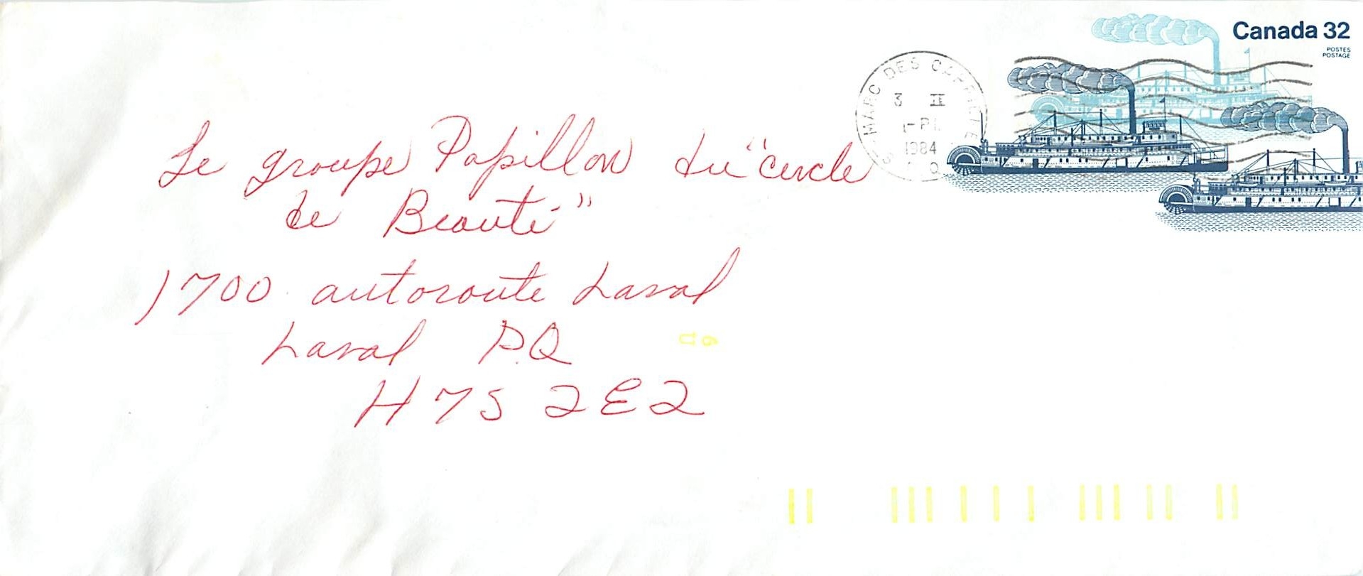 Entier Postal Postal Stationary Canada Bateaux Bateau 